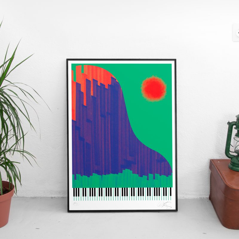 Piano-Yorker Tirage Fine Art sur papier Hahnemühle | édition limitée | Christophe Andrusin