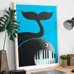 Swing WhaleTirage Fine Art sur papier Hahnemühle | édition limitée | Christophe Andrusin