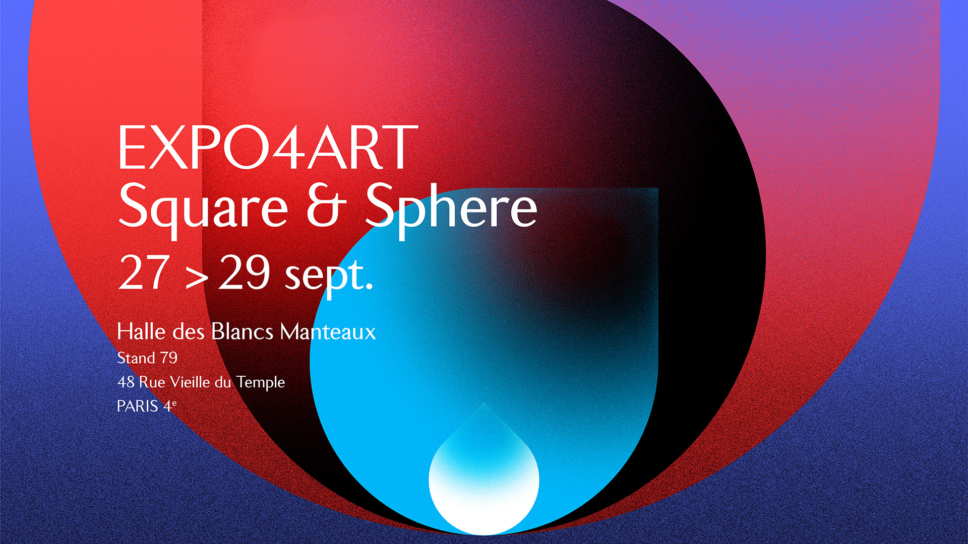 Expo4Art Halle des Blancs Manteaux - Square & Sphere collection - christophe andrusin - subligraphie sur plaque d'aluminium