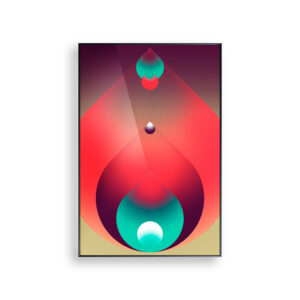 Rising tirage en subligraphie sur plaque aluminium Chromaluxe | édition limitée | Christophe Andrusin