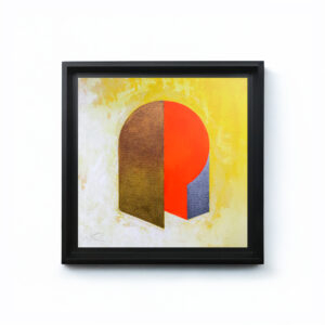 Peinture en acrylique sur toile avec caisse américaine - format 33 x 33 cm © Christophe Andrusin