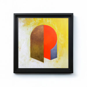 Peinture en acrylique sur toile avec caisse américaine - format 33 x 33 cm © Christophe Andrusin