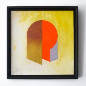 Peinture en acrylique sur toile avec caisse américaine - format 33 x 33 cm © Christophe Andrusin